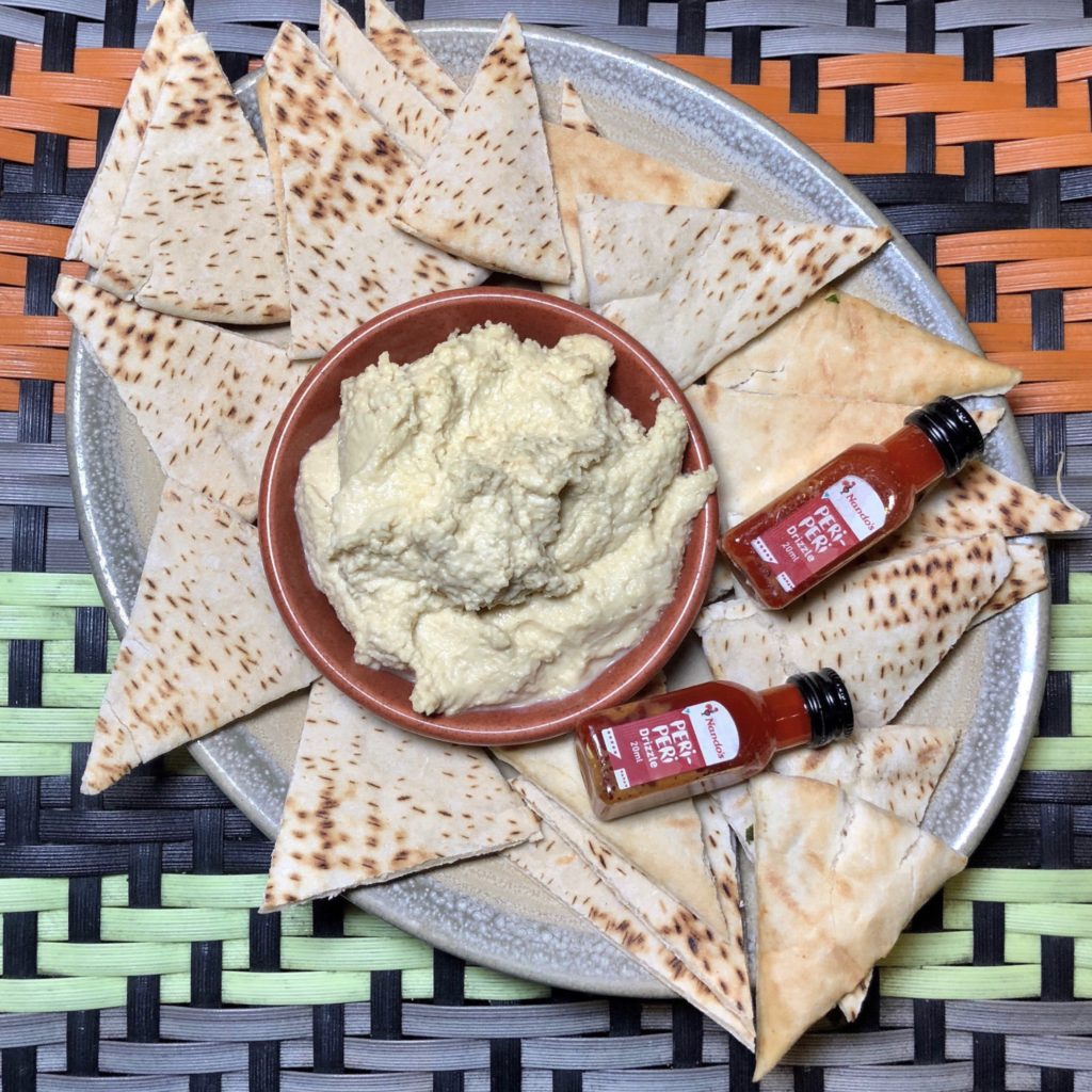 Fab Happenings: Chicago's North Shore Restaurant Month 2018 // Hummus at Nando's Peri-Peri // Photo: @fabfoodchicago