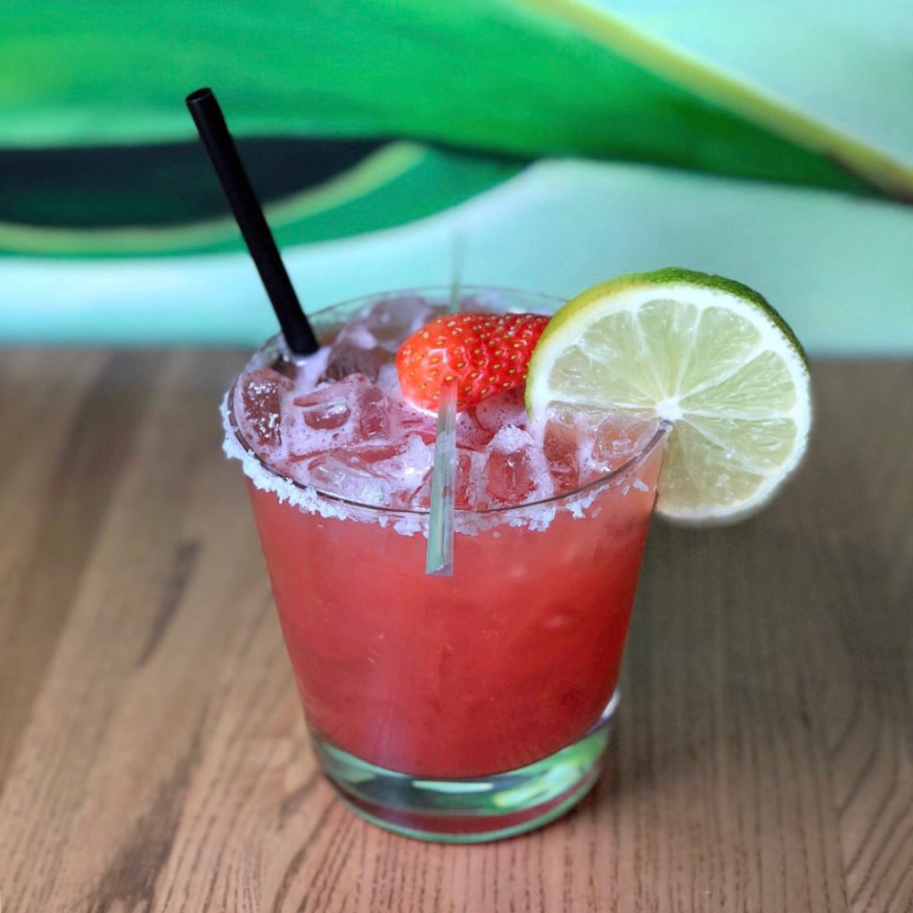 Fab Happenings: Chicago's North Shore Restaurant Month 2018 // Strawberry Watermelon Margarita at Mesa Urbana // Photo: @fabfoodchicago