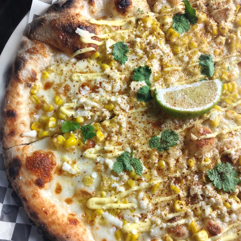 Fab Happenings: Chicago's North Shore Restaurant Month 2018 // Elote Pizza at Grateful Bites // Photo: @fabfoodchicago