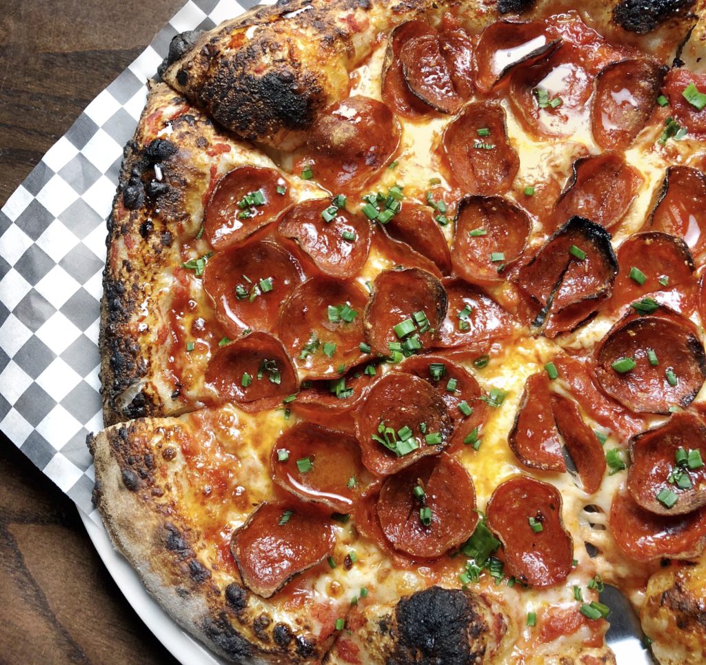 Fab Happenings: Chicago's North Shore Restaurant Month 2018 // Pepperoni Pizza at Grateful Bites // Photo: @fabfoodchicago