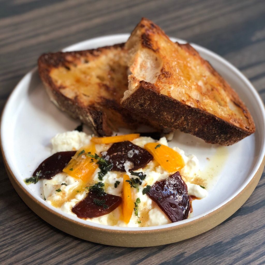 Burrata Toast at Marisol // Photo: @topchicagoeats