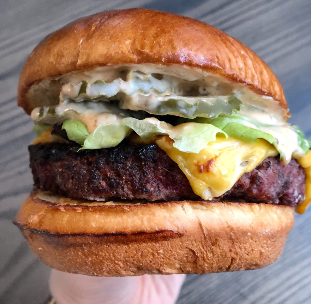 Veggie Burger at Marisol // Photo: @topchicagoeats