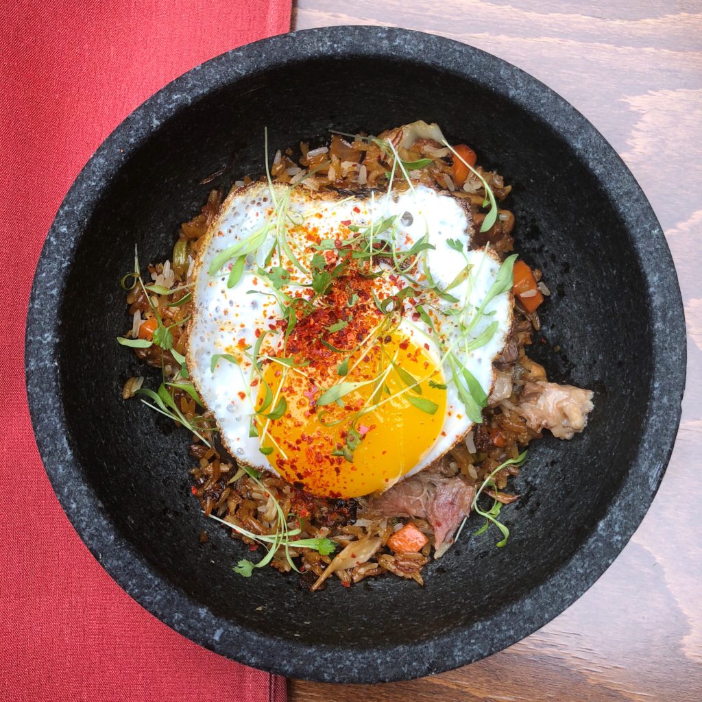 Fab Review: Brunch at Beatnik // Pork Cheek Fried Rice // Photo: @topchicagoeats