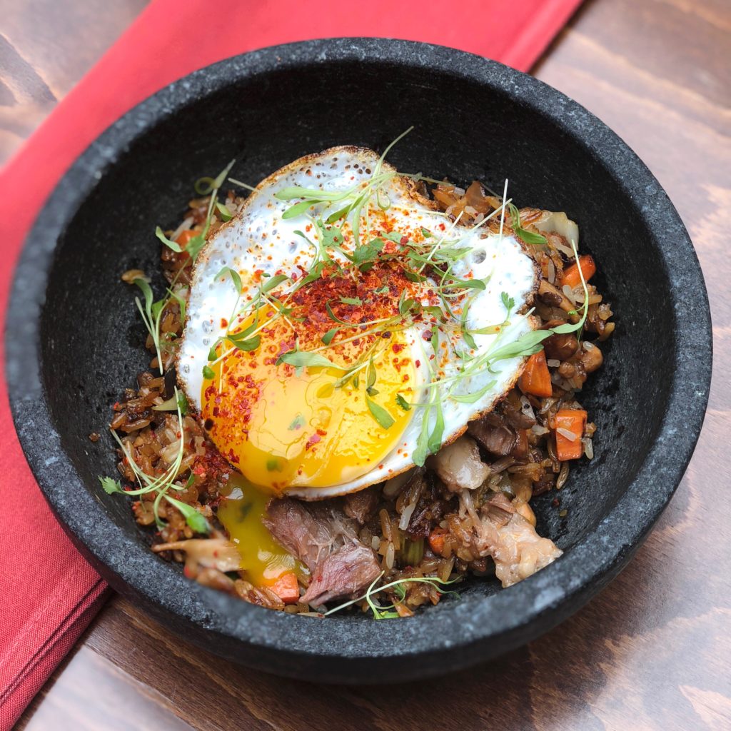 Fab Review: Brunch at Beatnik // Pork Cheek Fried Rice // Photo: @topchicagoeats