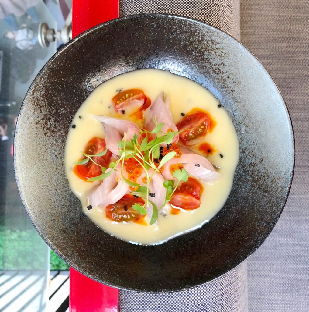 Fab Review: Katana // Kampachi Crudo // Photo: @topchicagoeats