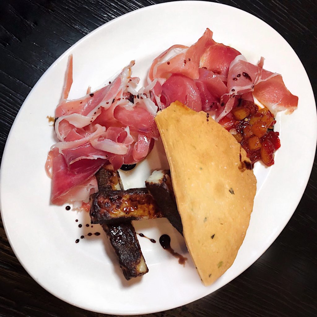 Fab Happenings: Downtown Evanston Dining Tour 2018 // La Quercia Ham & Brunuuosto Cheese at Boltwood // Photo: @topchicagoeats