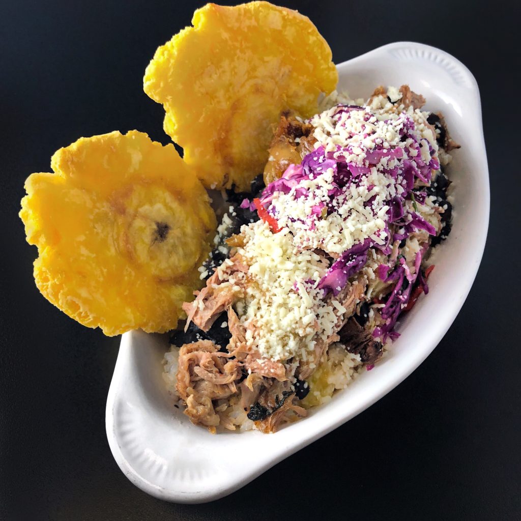 Fab Happenings: Downtown Evanston Dining Tour 2018 // Caribbean Bowl at La Cocinita // Photo: @fabfoodchicago