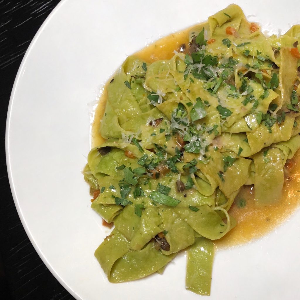 Fab Happenings: Downtown Evanston Dining Tour 2018 // Carrot Top Tagliatelle at Boltwood // Photo: @topchicagoeats