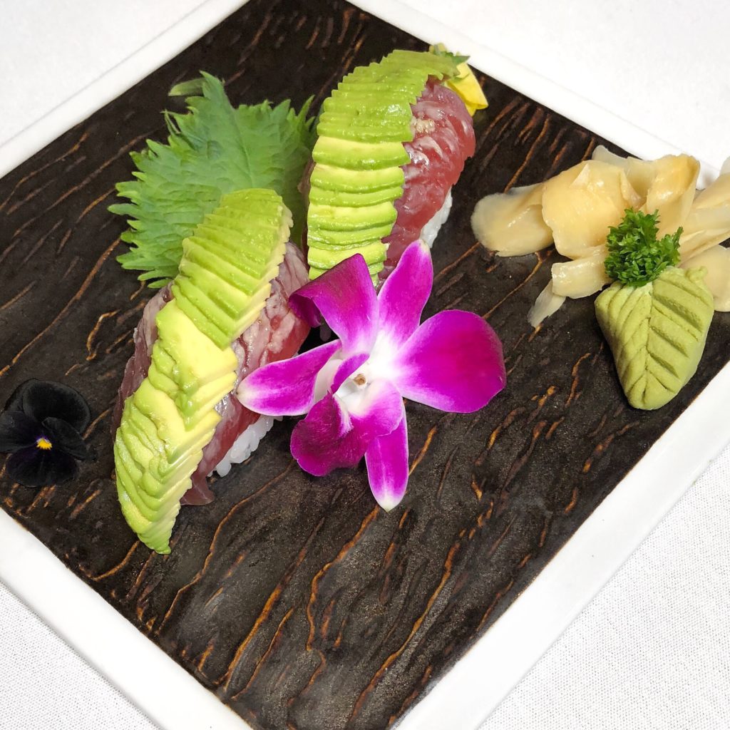 Fab Happenings: Downtown Evanston Dining Tour 2018 // Truffle Tuna Nigiri at Koí // Photo: @fabfoodchicago