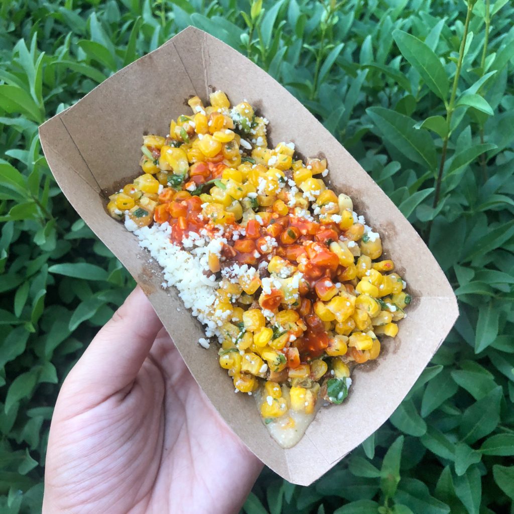 Fab Happenings: Top 10 Things We Ate/Drank at Lollapalooza 2018 // Grilled Street Corn Esquites from Broken English Taco Pub // Photo: @topchicagoeats
