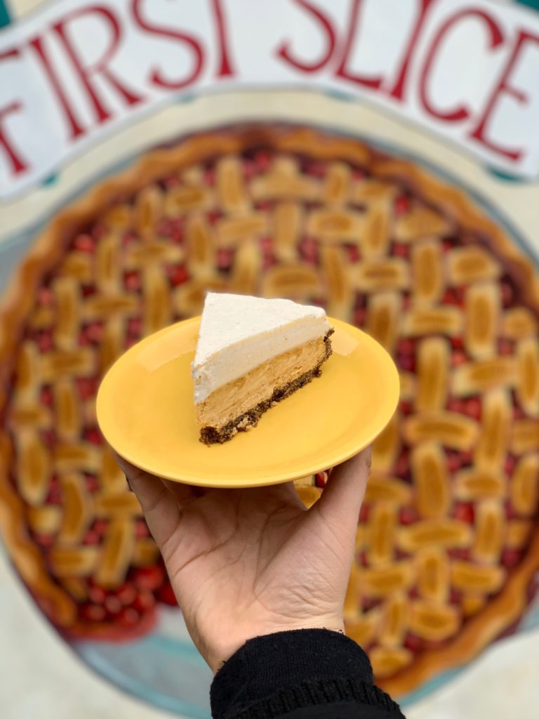 Fab Happenings: Top 5 Pies 2018 // Pumpkin Cheesecake at First Slice Pie Café // Photo: @topchicagoeats 