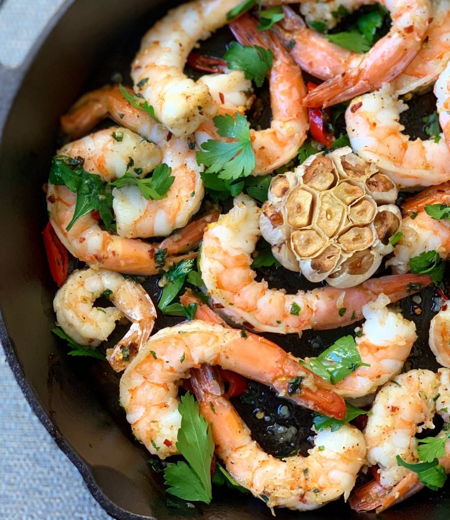 Fab Recipe: Spicy Chile-Garlic Shrimp // Olive Oil World Tour // Photo: @fabsoopark