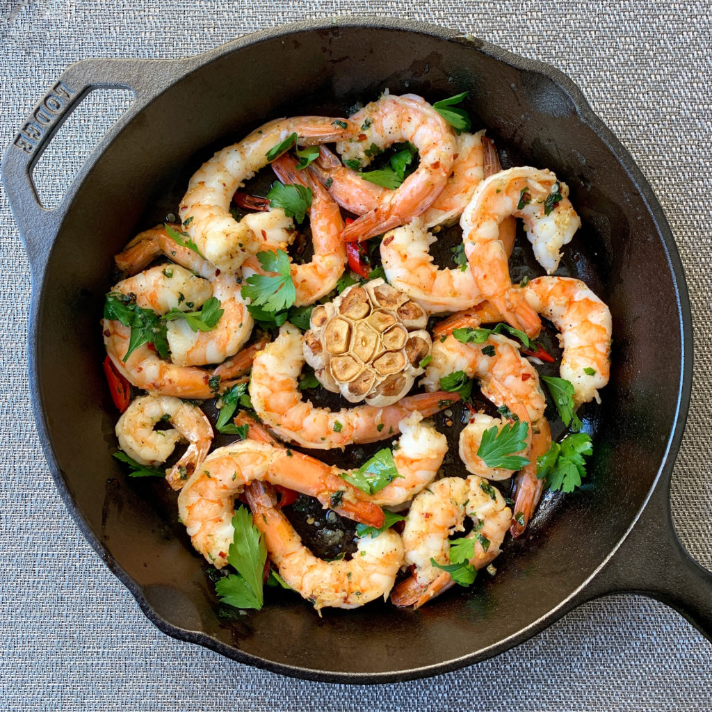 Fab Recipe: Spicy Chile-Garlic Shrimp // Olive Oil World Tour // Photo: @fabsoopark