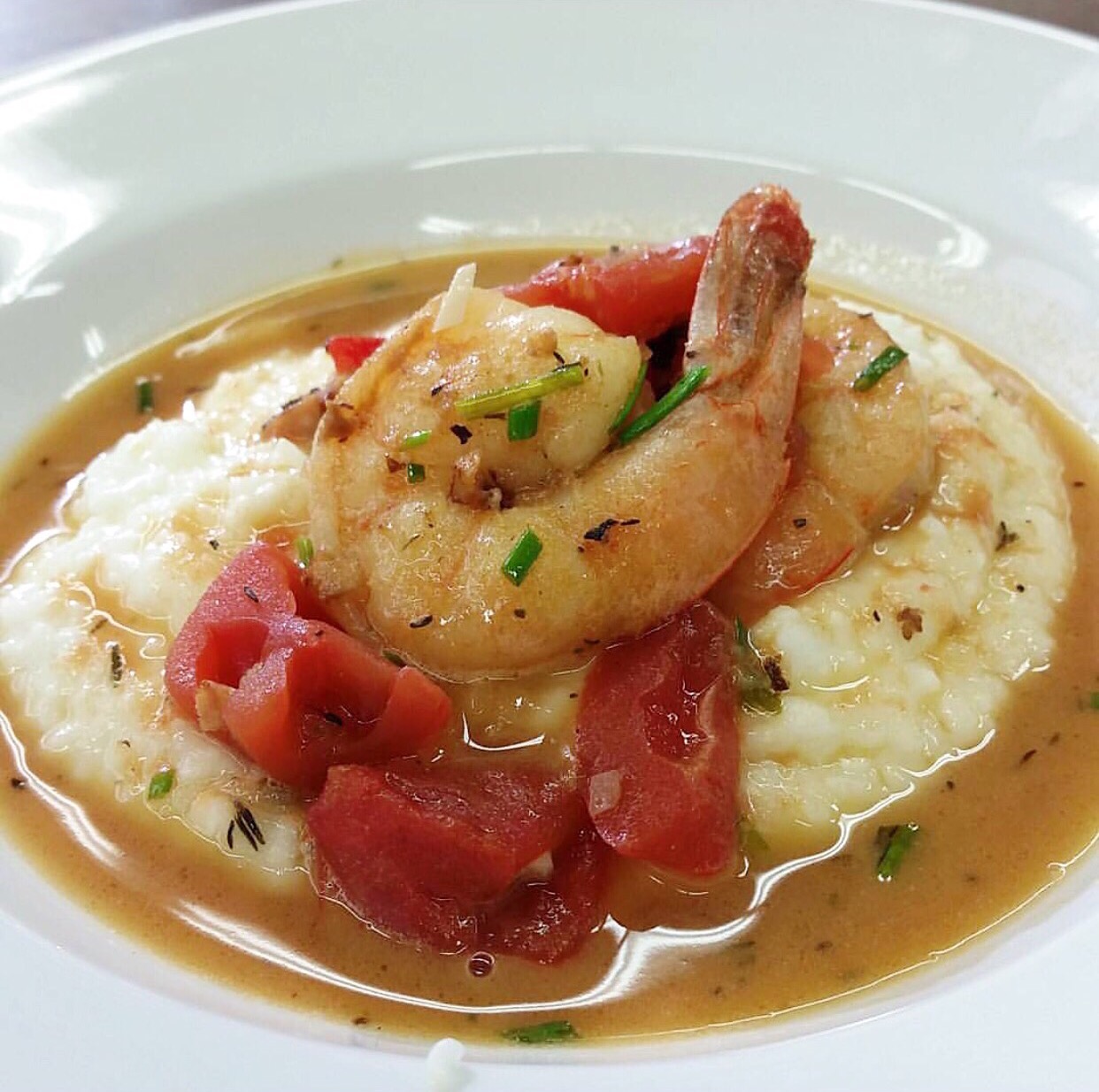 Shrimp and Grits // Photo: @chedcancook